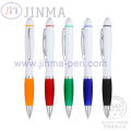 Bunte Logo Plastikkugel Stift Jm-D04A mit LED